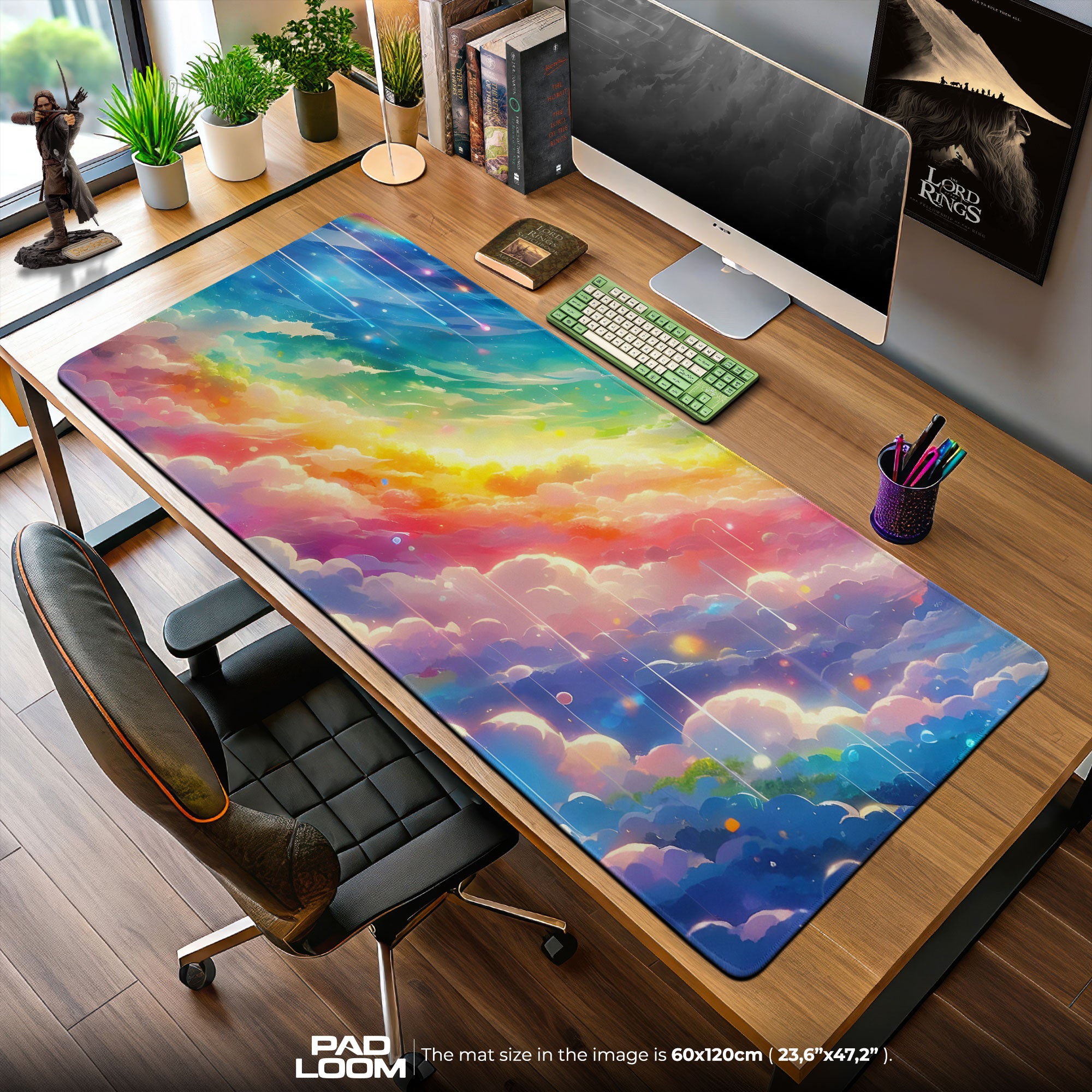 Sailor Moon Mouse Pad – Rainbow Sky Dream Anime Desk Mat