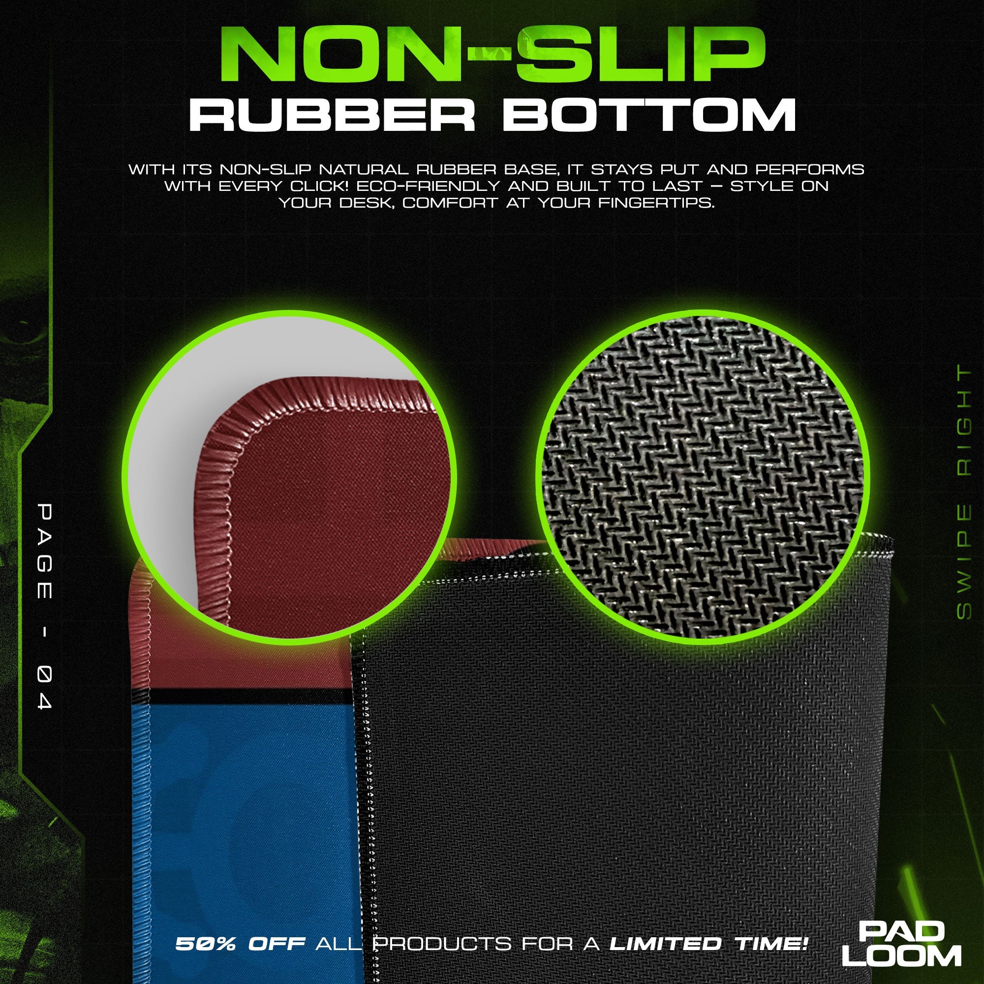 Sailor Moon Silhouette Mouse Pad - Retro Spectrum Desk Mat Padloom