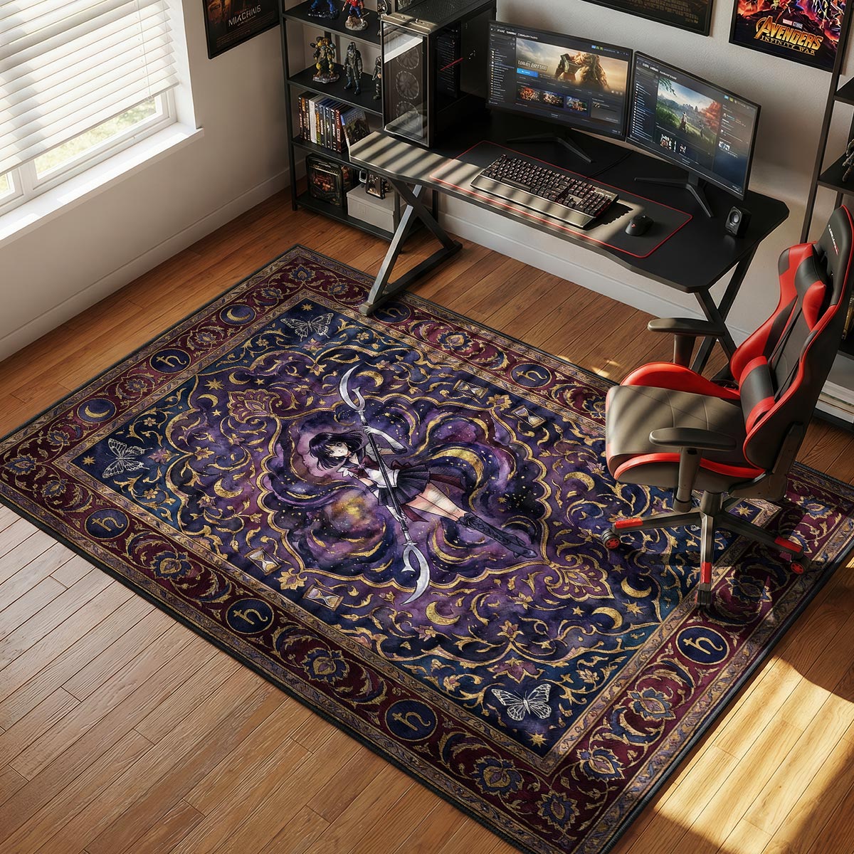 Sailor Saturn Silence Glaive Sailor Moon Chair rug — main product view