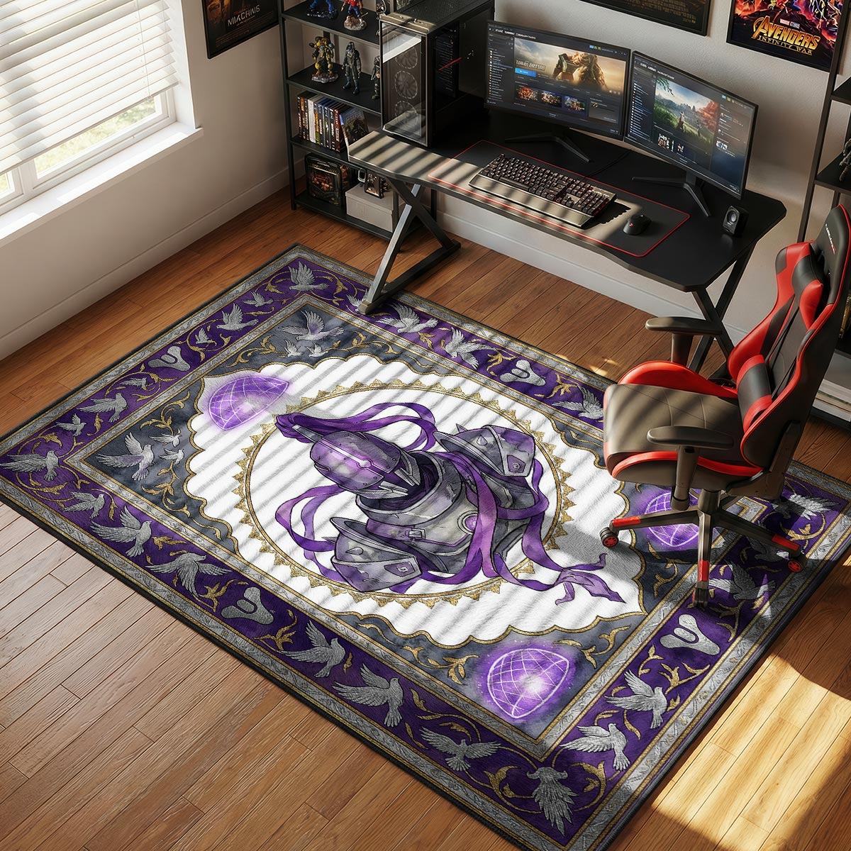 Saint-14 Void Hero Rug - Destiny 2 Chair Mat