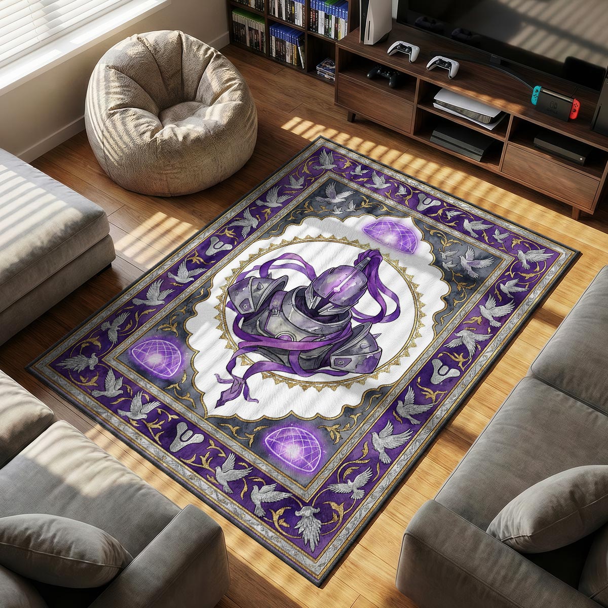 Saint-14 Void Hero Rug - Destiny 2 Chair Mat