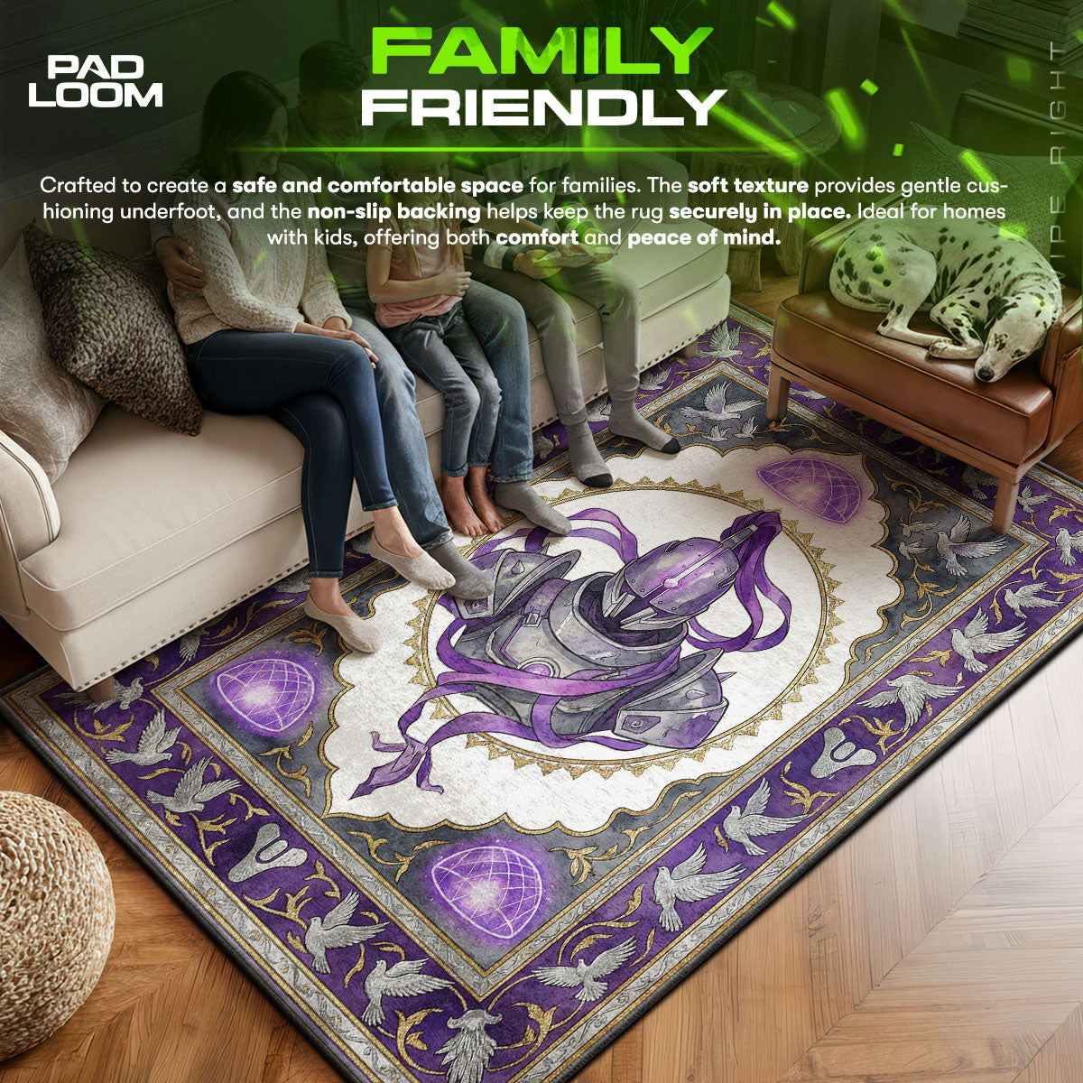 Saint-14 Void Hero Rug - Destiny 2 Chair Mat