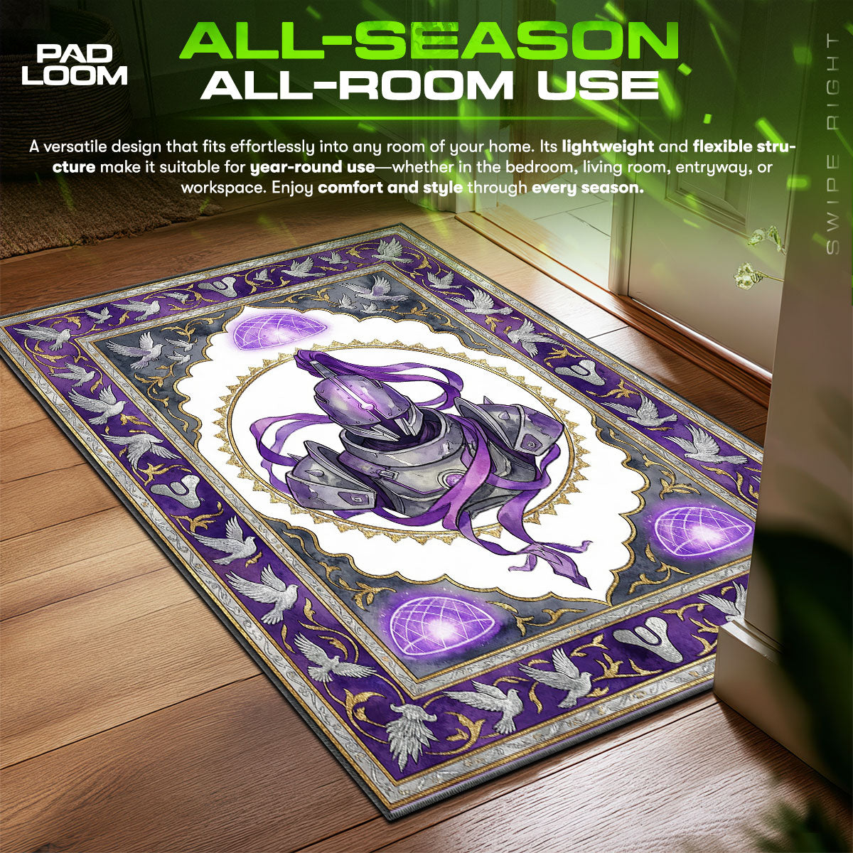 Saint-14 Void Hero Rug - Destiny 2 Chair Mat