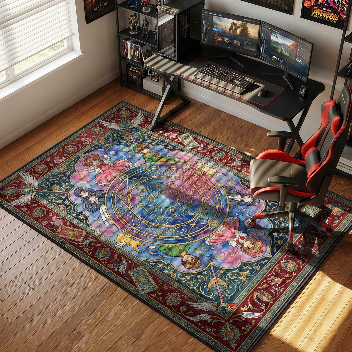 Cardcaptor Magic Circle Cardcaptor Sakura Chair rug — main product view