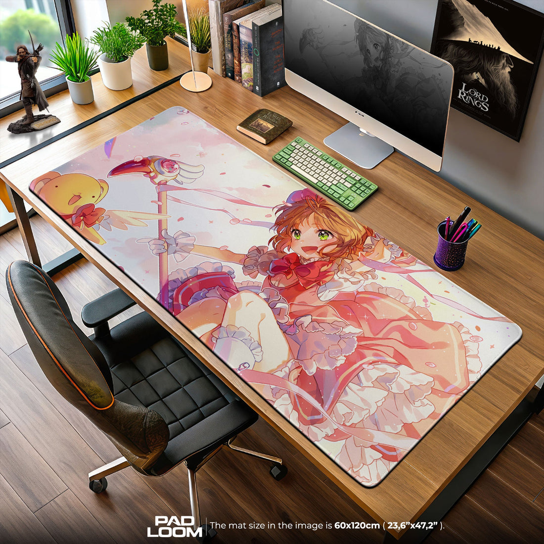 Sakura Kinomoto Mouse Pad - Enchanted Wings Anime Desk Mat Padloom