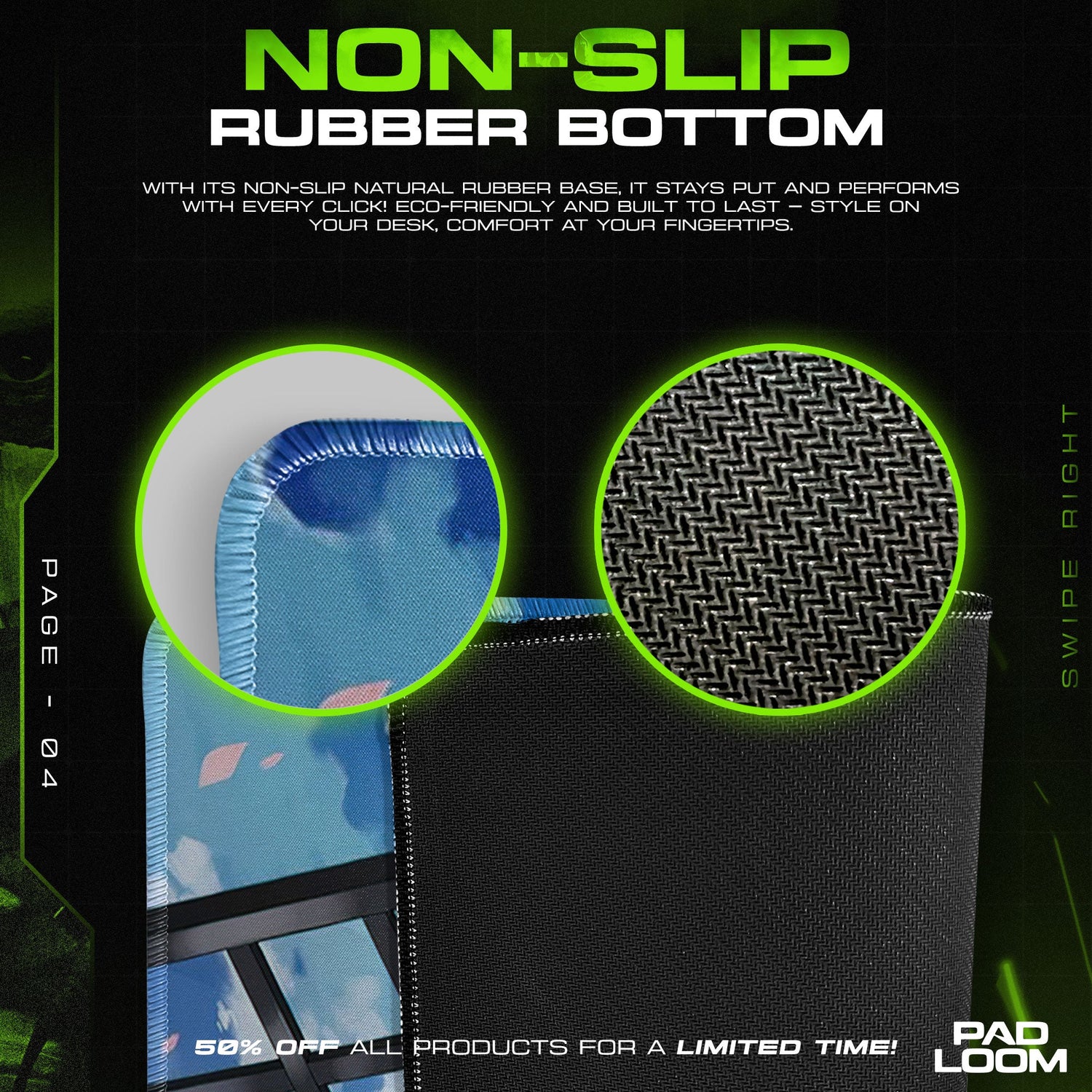 Sakura Kinomoto Mouse Pad - Sky Wings Anime Desk Mat Padloom