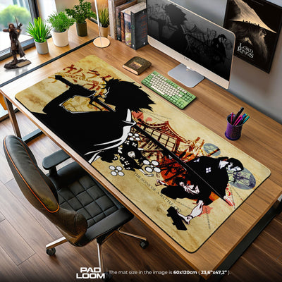 Samurai Champloo Mugen Jin Temple Mouse Pad, Anime Gaming Desk Mat