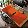 Samurai Champloo Sunset Samurai Mouse Pad, Anime Gaming Desk Mat Padloom