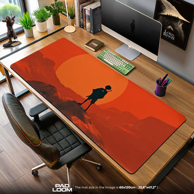 Samurai Champloo Sunset Samurai Mouse Pad, Anime Gaming Desk Mat