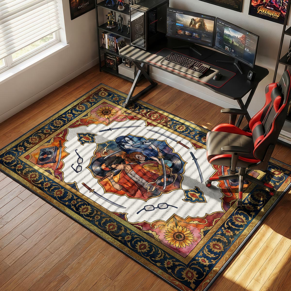 Samurai Champloo Trio Artifacts Samurai Champloo Chair rug — main product view