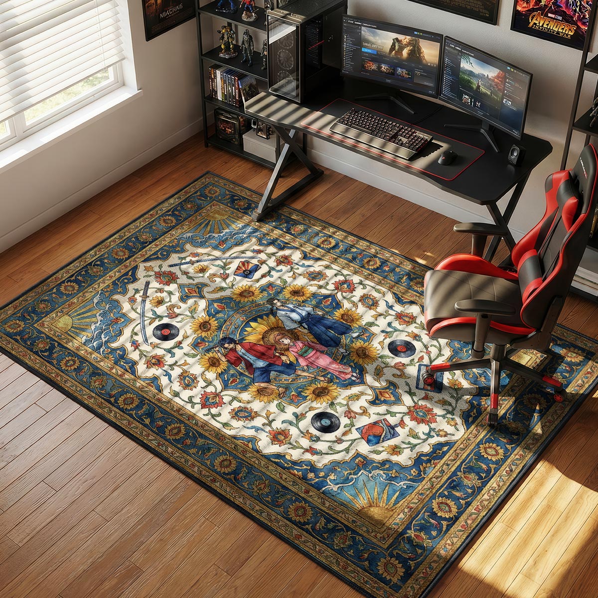 Samurai Champloo Trio Journey Samurai Champloo Chair rug — main product view