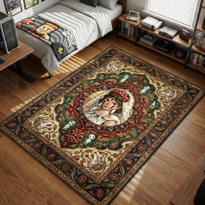 San Warrior Portrait Rug - Princess Mononoke Chair Mat