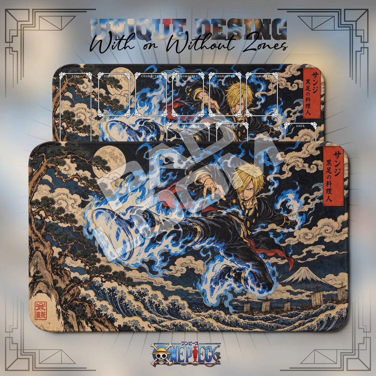 Sanji Diable Jambe Playmat - One Piece Mat