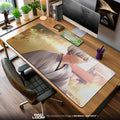 Sanosuke Harada Mouse Pad - Golden Serenity Anime Desk Mat Padloom