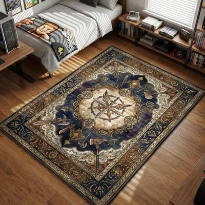 Sapphire Star Arsenal Rug - Monster Hunter Chair Mat