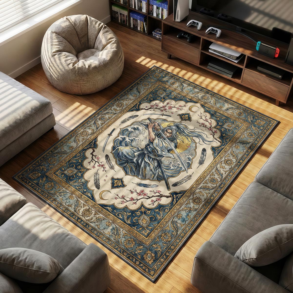Sasaki Kojiro Swallow Cut Rug - Vagabond Chair Mat