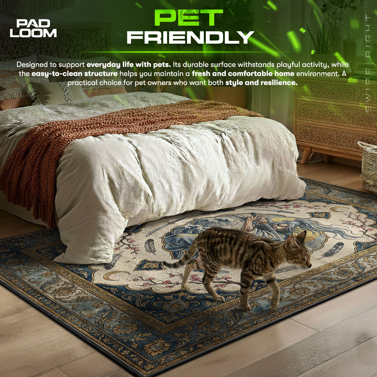 Sasaki Kojiro Swallow Cut Rug - Vagabond Chair Mat