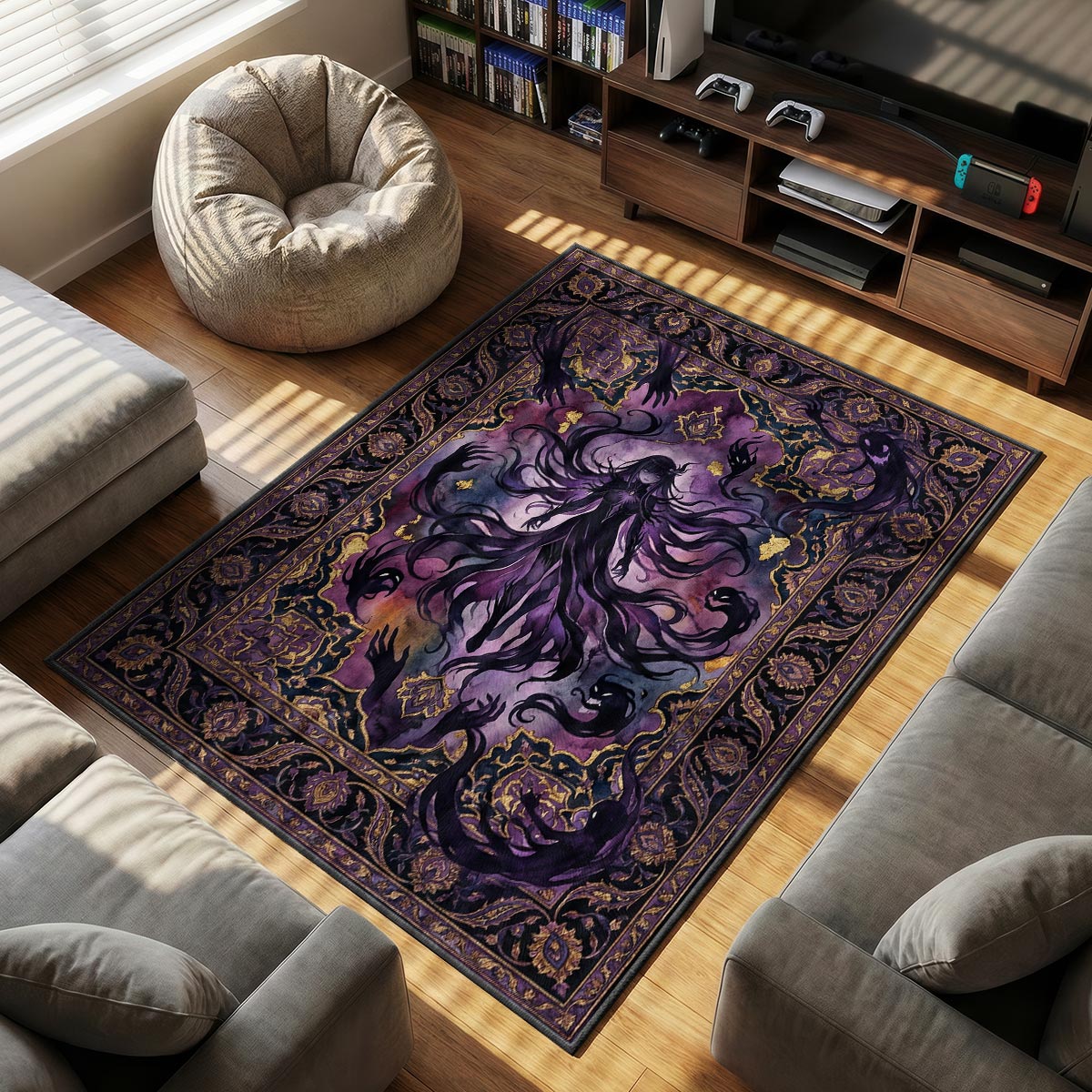 Satella Shadow Hand Rug - Re:Zero Chair Mat