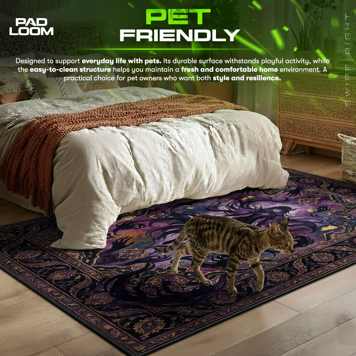 Satella Shadow Hand Rug - Re:Zero Chair Mat