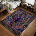 Satella Witch of Envy purple unseen hand shadows dark fantasy style area rug and floor mat