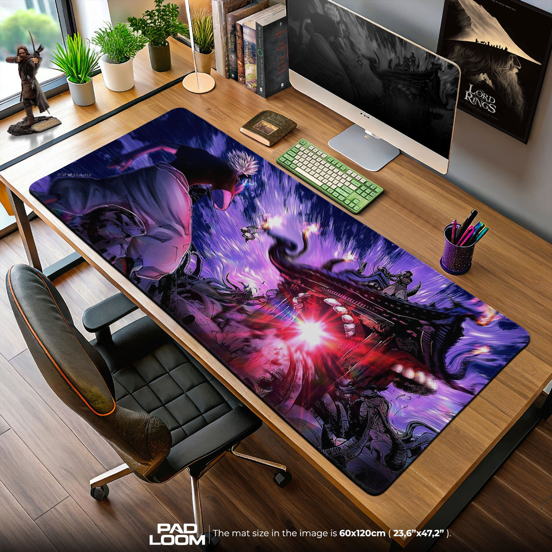 Satoru Gojo Mouse Pad - Infinite Domain Anime Desk Mat Padloom