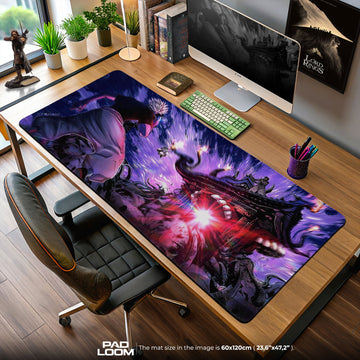 Satoru Gojo Mouse Pad - Infinite Domain Anime Desk Mat Padloom