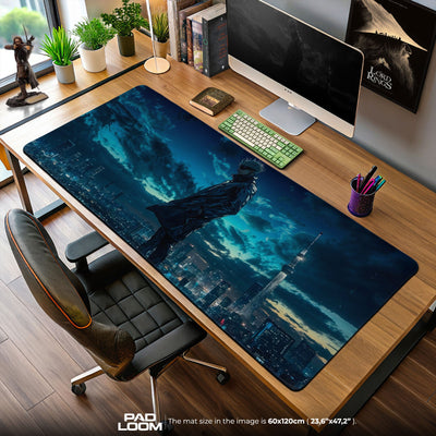 Satoru Gojo Mouse Pad - Midnight City Anime Desk Mat