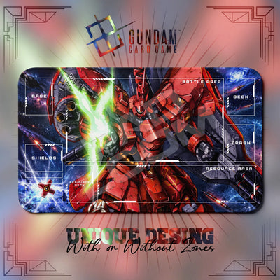Sazabi Assault Playmat - Gundam TCG Card Game Mat