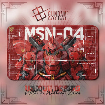 Sazabi MSN-04 Playmat - Gundam TCG Card Game Mat