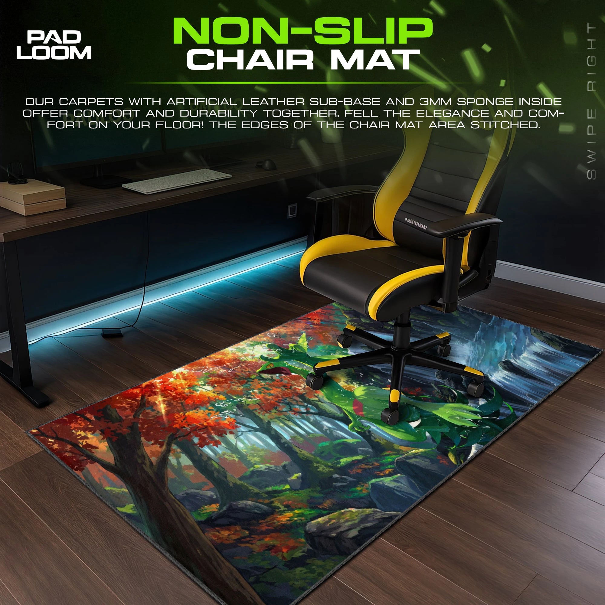 Sceptile Forest Falls Mouse Pad - Pokémon Desk Mat