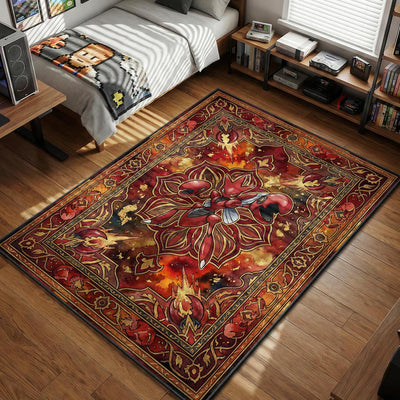 Arcanine Majestic Flame Rug - Pokemon Chair Mat
