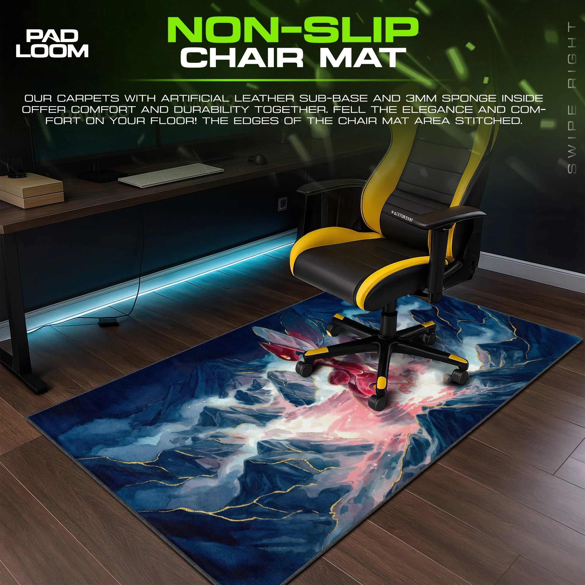 Scizor Frost Peaks Mouse Pad - Pokemon Desk Mat