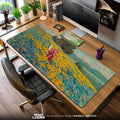 Scizor Meadow Mouse Pad, Pokémon Impressionist Desk Mat Padloom