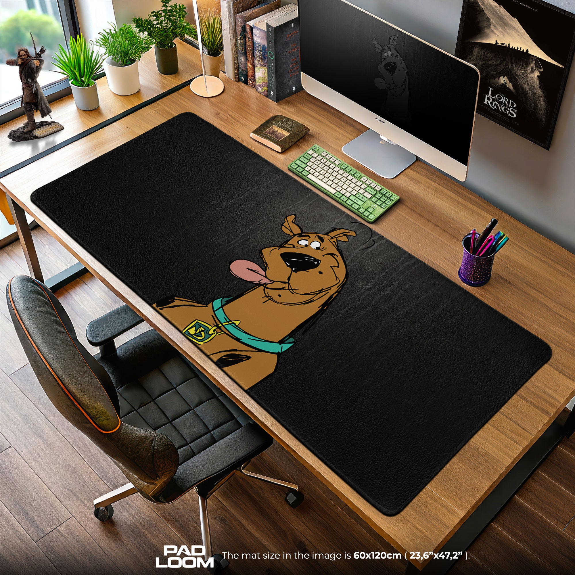 Scooby-Doo Mouse Pad, Scooby Expression Cartoon Desk Mat