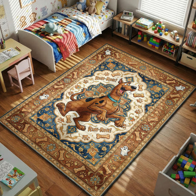 Scooby Ruh-Roh Rug — Scooby-Doo Cartoon Area Rug