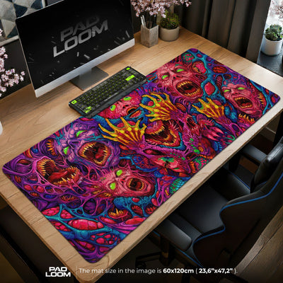 Screaming Flesh Mouse Pad - Horror Desk Mat