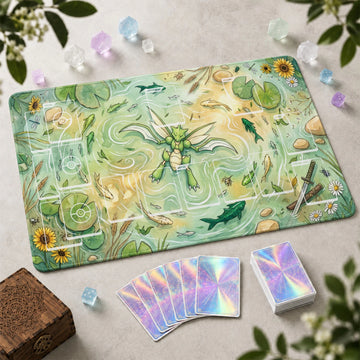 Scyther Pond Playmat - Pokemon TCG Mat