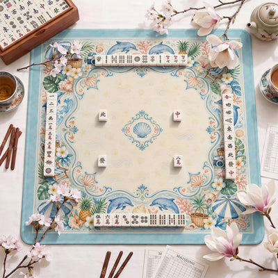 Seaside Summer Mahjong-Matte - Mah-Jongg Matte