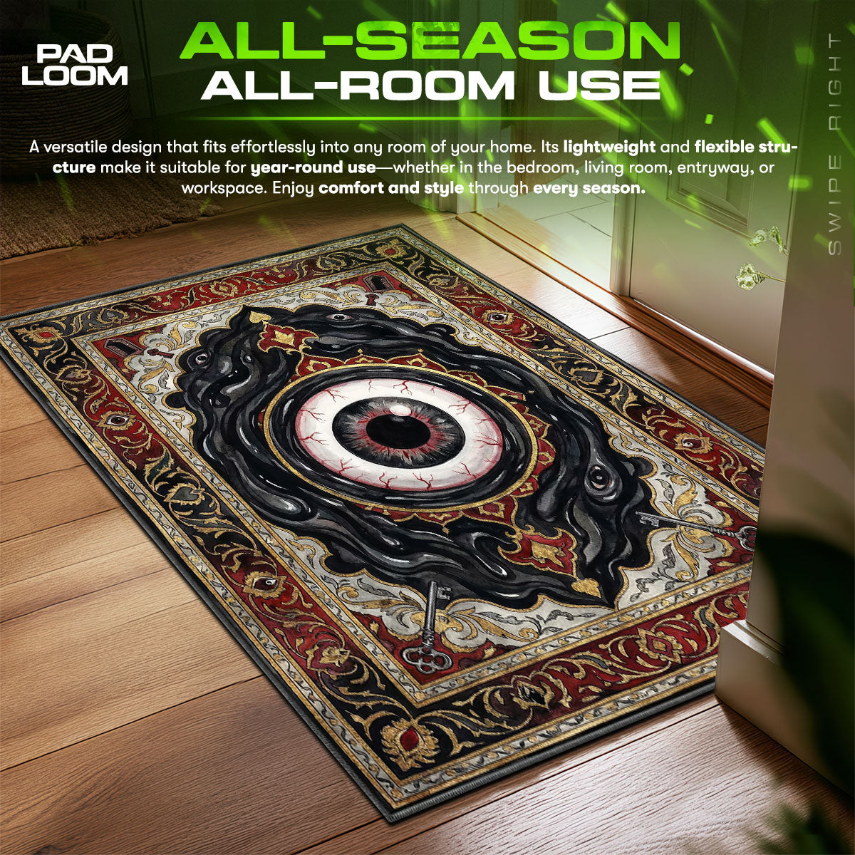 Seek Eye Horror Teppich - Roblox TÜREN Stuhlmatte