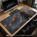 Sekiro Burning Keep Mouse Pad – gaming desk mat by Padloom