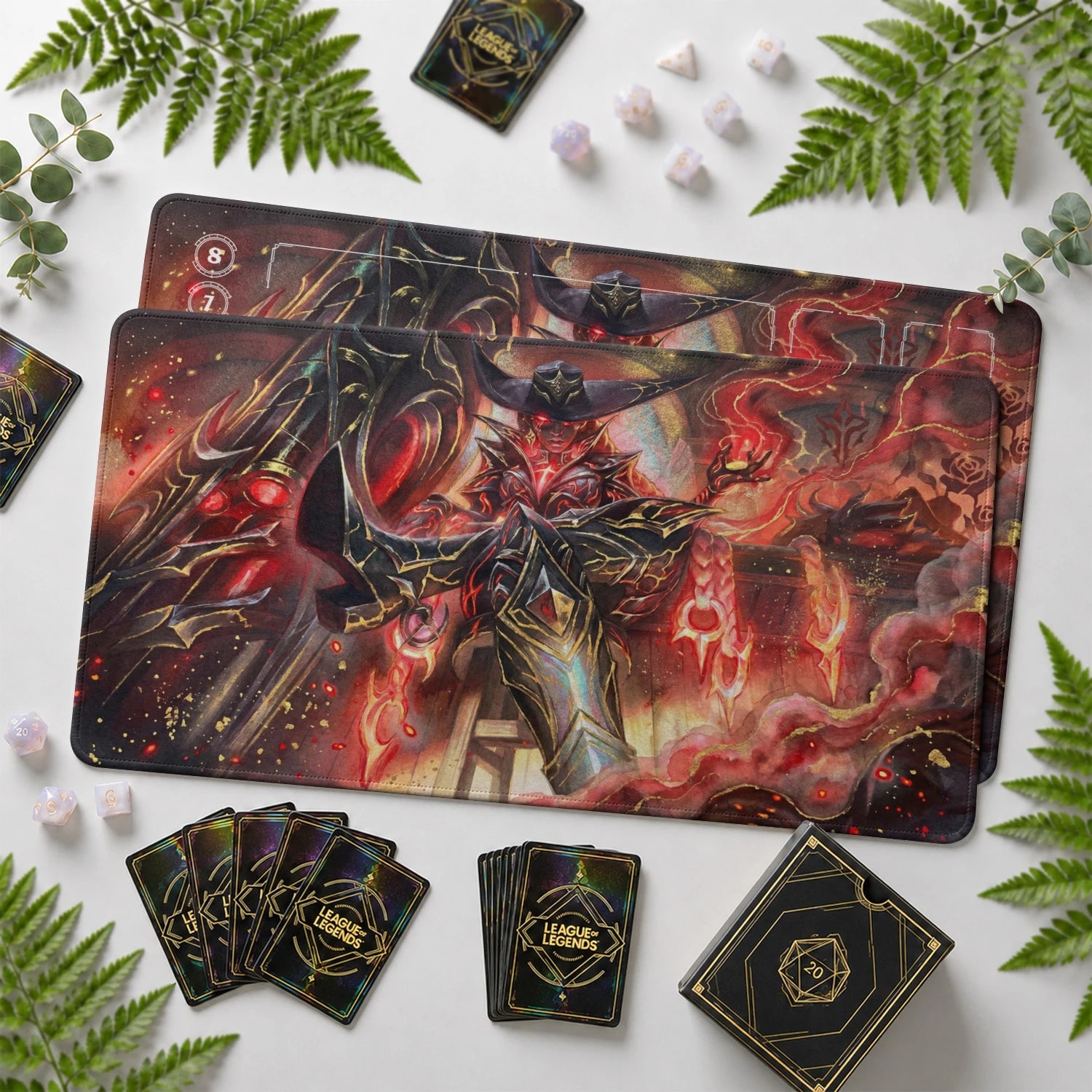 Senna Gunslinger Playmat - LoL Riftbound TCG Mat