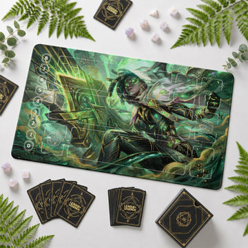 Senna Relic Playmat - LoL Riftbound TCG Mat