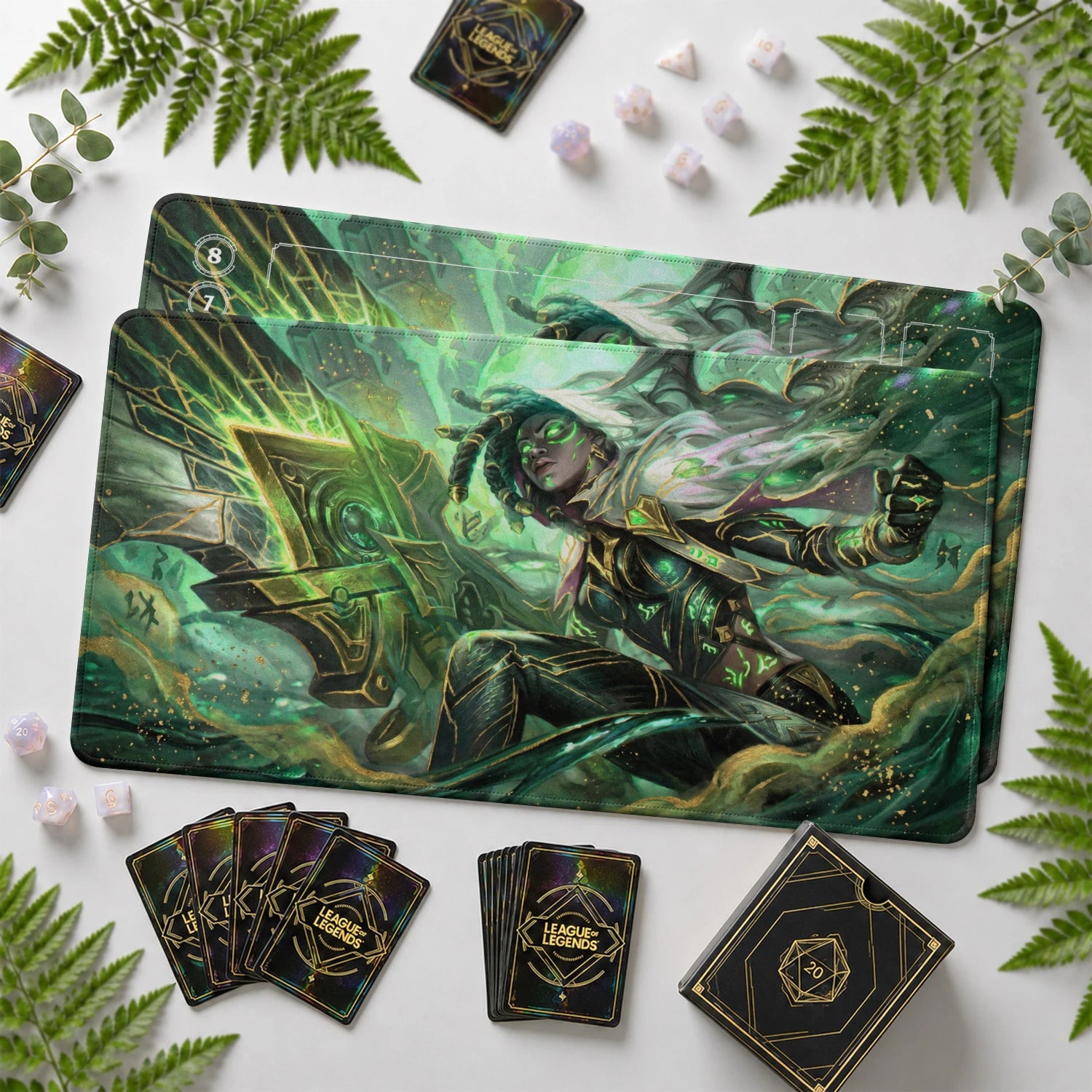 Senna Relic Playmat - LoL Riftbound TCG Mat