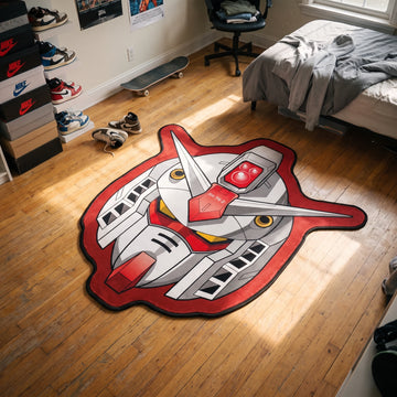 Sensor RX-78-2 Rug - Shaped Gaming Room Rug