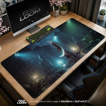Sephiroth Rainfall Mouse Pad – gaming desk mat by Padloom