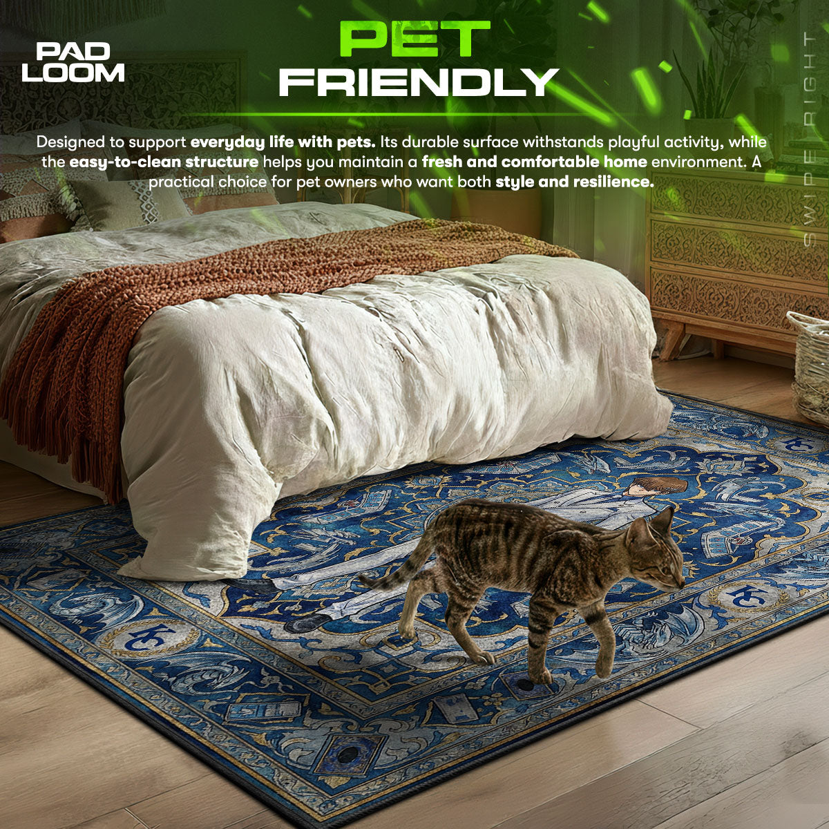 Seto Kaiba Weißer Anzug Teppich - Yu-Gi-Oh! Stuhlunterlage