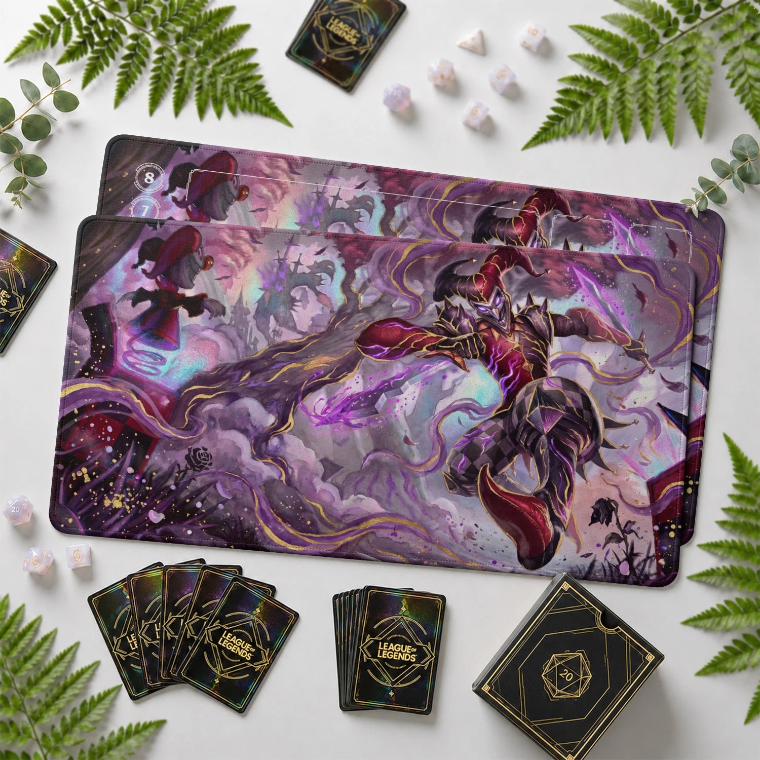 Shaco Jester Playmat - LoL Riftbound TCG Mat