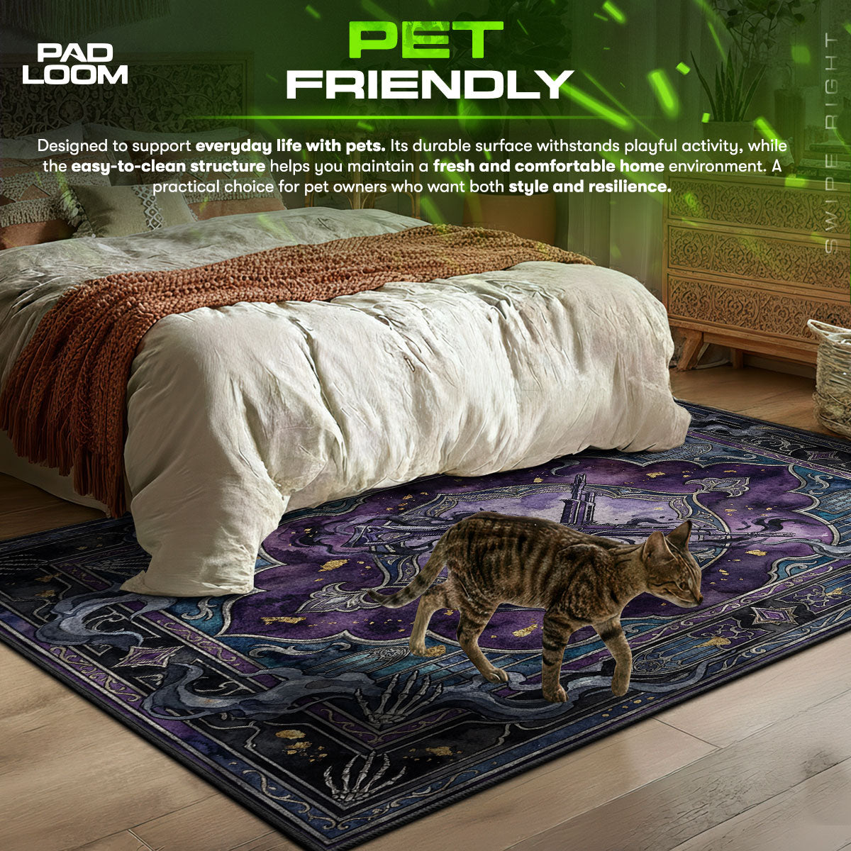 Shadow Arsenal Phantom Rug - Valorant Chair Mat