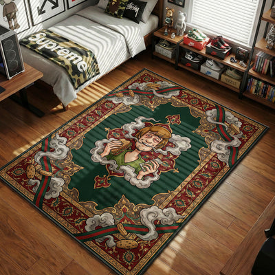 Stoned Shaggy Monogram Rug - Luxury Hype Floor Mat