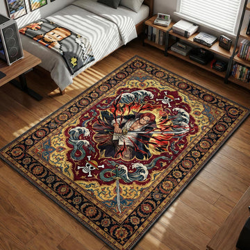 Red Hair Shanks One Piece Chair rug — main product view